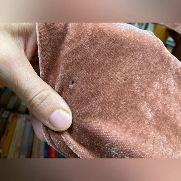 Suzanne Betro SB Mauve Pink Velvet Duster Kimono Cardigan Sz Large L - Picture 15 of 16